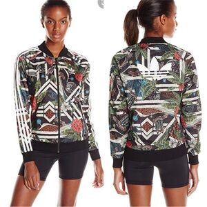 RARE Adidas Jungle Tropical Print Xilofloresta Track Jacket - Size Medium
